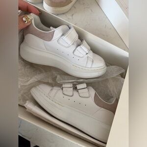 Alexander McQueen White Sneakers with Patchouli Accents